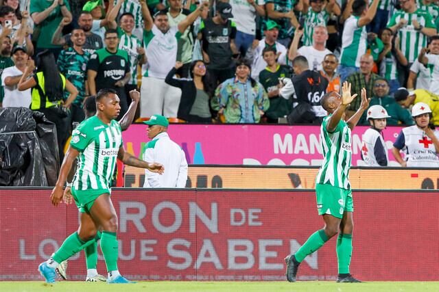 Andrés Román celebra su gol en la final de la Copa Colombia ante el América / Colprensa.
