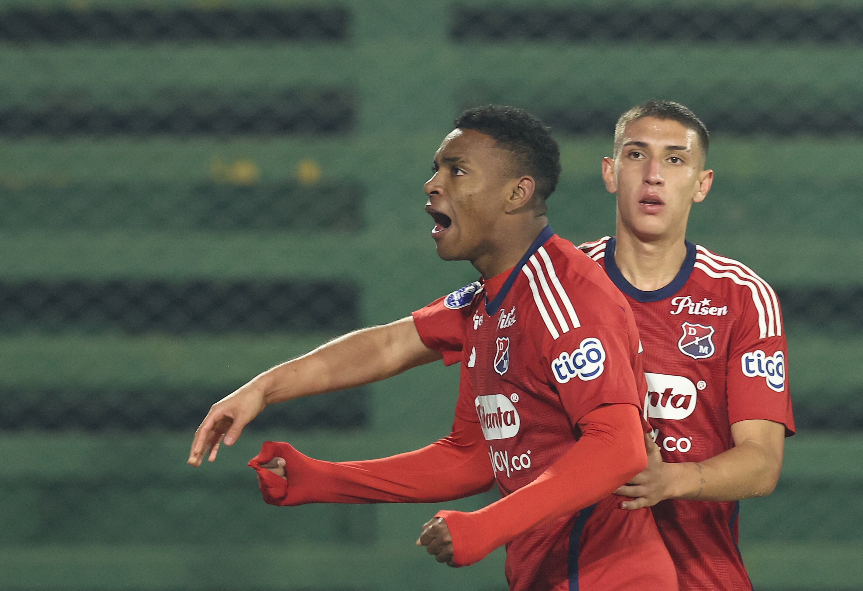Independiente Medellín en la Copa Sudamericana. (Photo by ALEJANDRO PAGNI / AFP) (Photo by ALEJANDRO PAGNI/AFP via Getty Images)