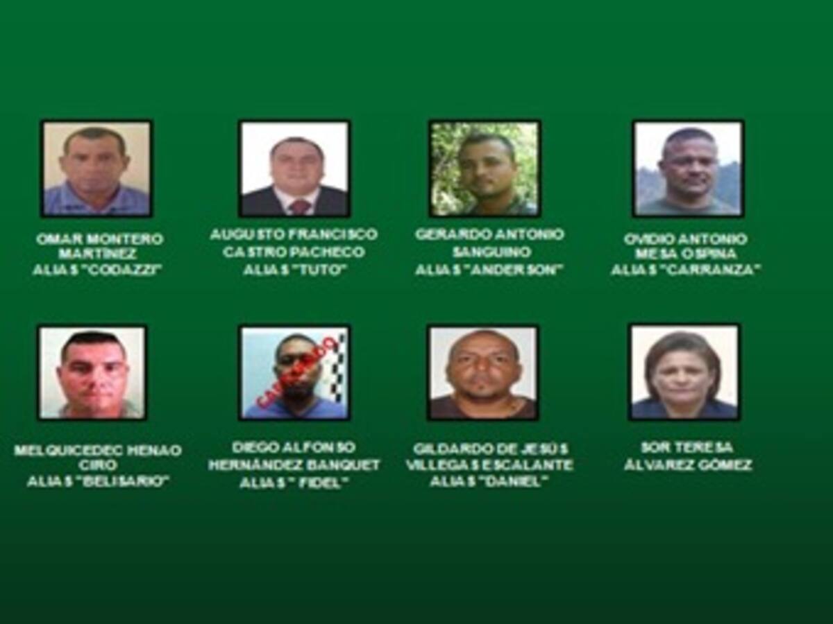 Estos son los miembros del grupo armado que amenaza la restitución de tierras