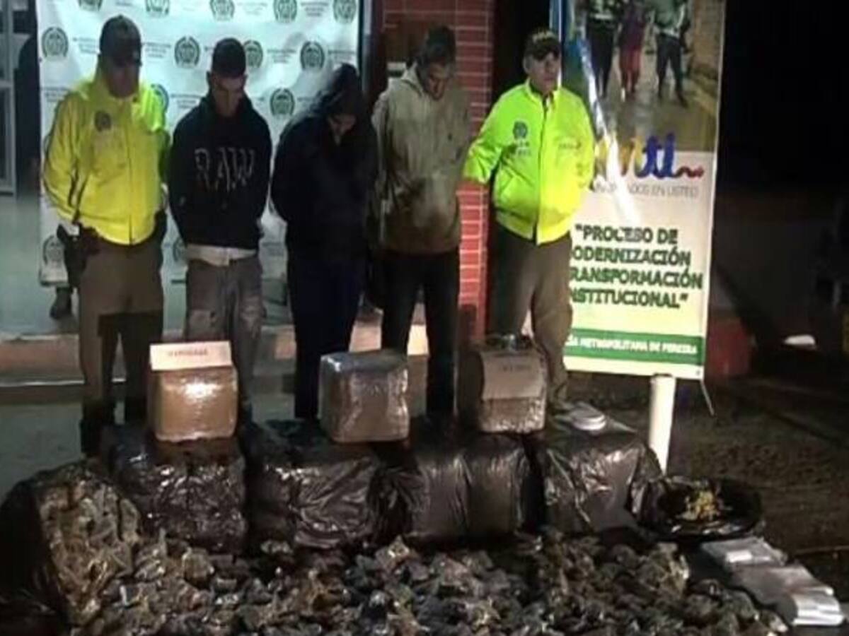 Desmantelan centro de acopio de drogas en Dosquebradas
