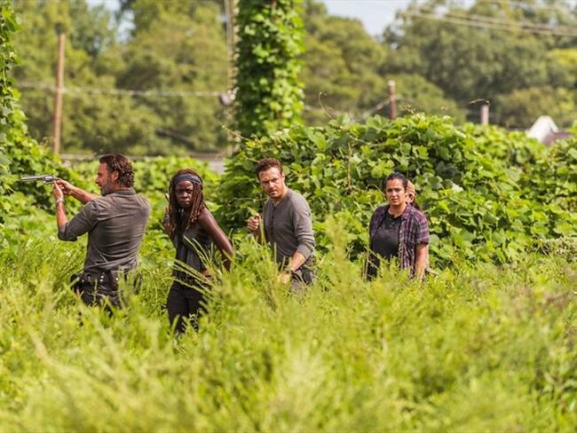 "The Walking Dead" sigue siendo una de las series estrella de la televisión a pesar del flojo arranque de su octava temporada. Foto: Colprensa