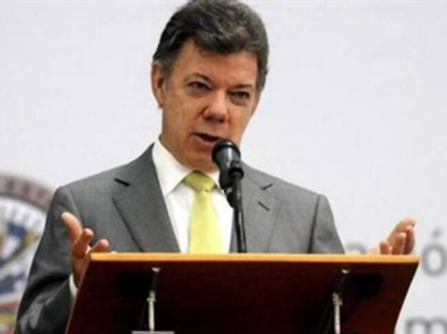 Presidente Juan Manuel Santos. Foto: Colprensa.