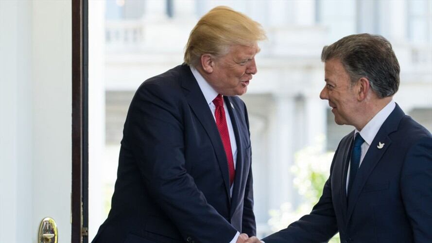 Donald Trump expresó su preocupación por los cultivos ilícitos porque necesita la ayuda de Colombia. Foto: Getty Images