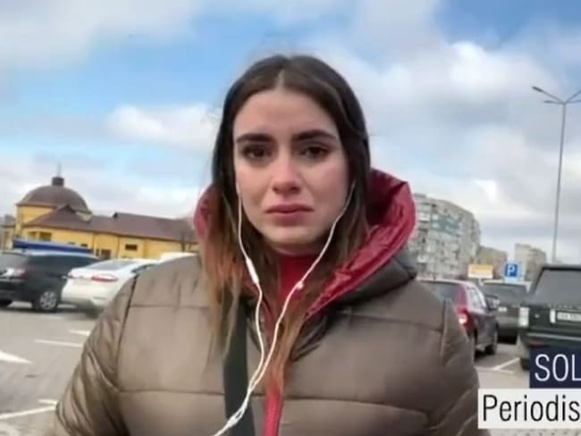 Familia suplica a periodista en Ucrania que se lleve a su hija