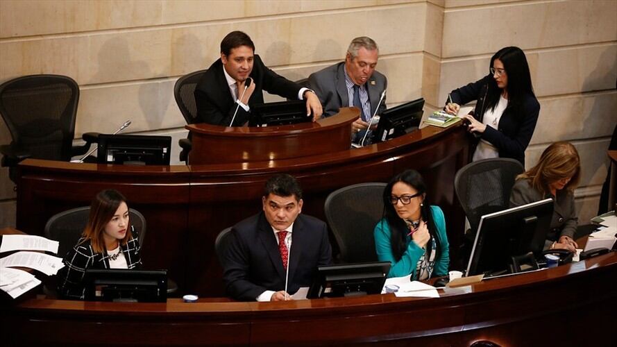Plenaria del Senado de la República sobre el caso del magistrado Jorge Pretelt. Foto: Colprensa