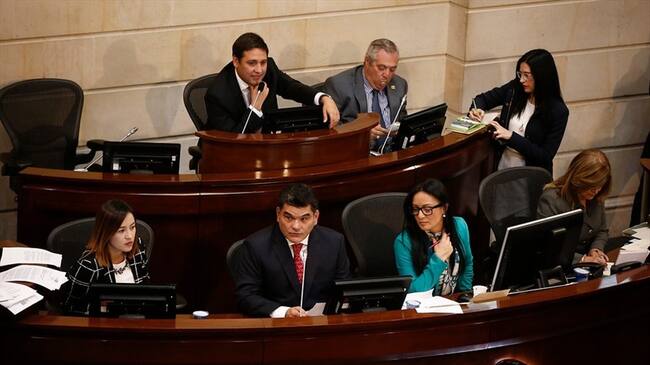 Plenaria del Senado de la República sobre el caso del magistrado Jorge Pretelt. Foto: Colprensa