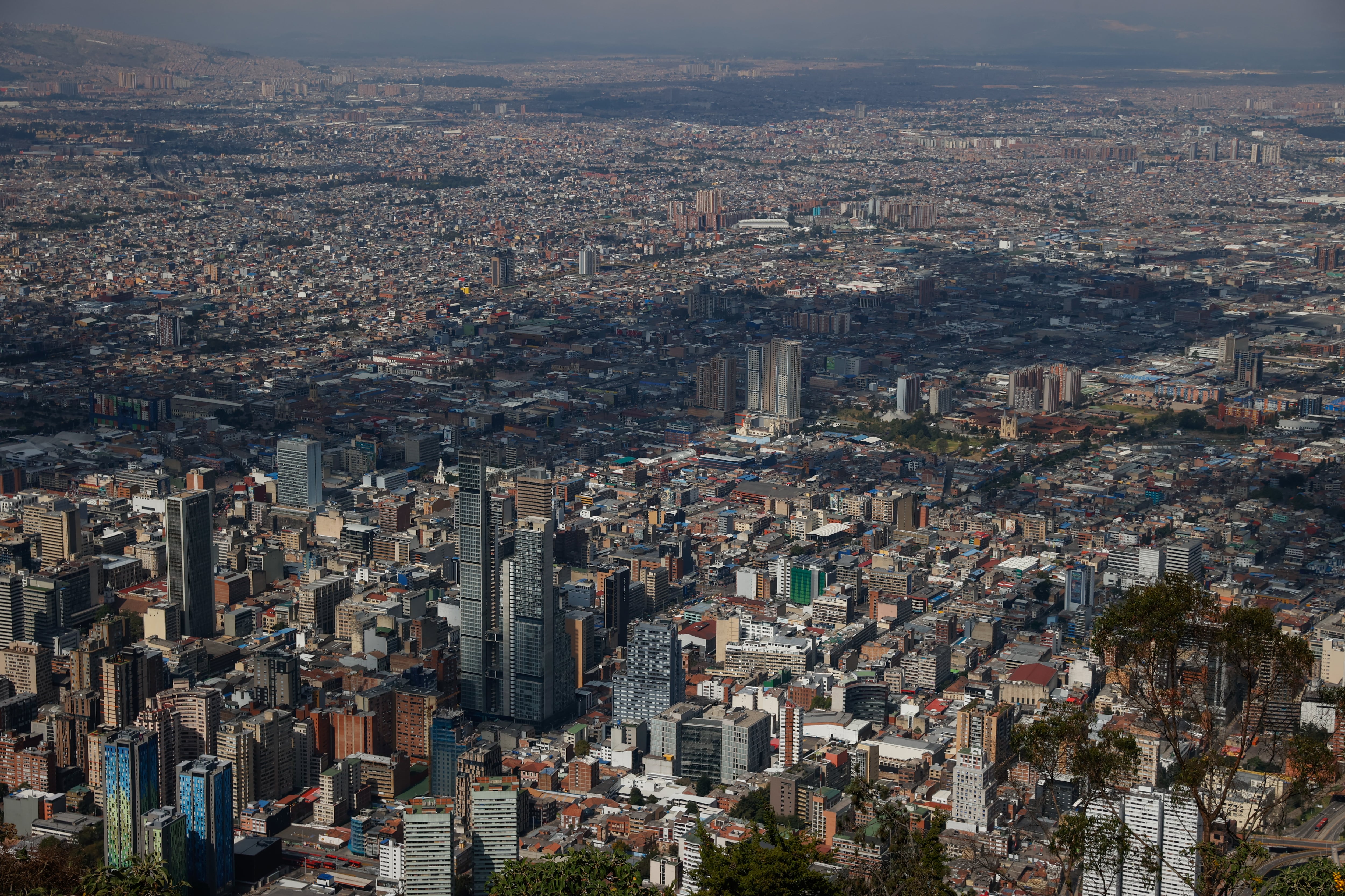 Vista aérea de Bogotá (Photo by Juancho Torres/Anadolu via Getty Images)