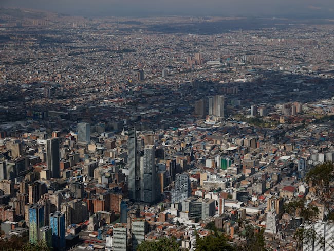 Vista aérea de Bogotá (Photo by Juancho Torres/Anadolu via Getty Images)