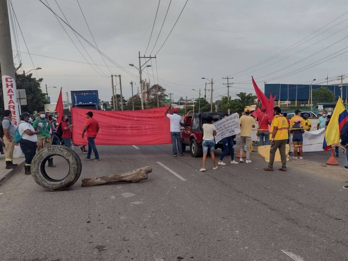 Este lunes comunidades se tomarán Mamonal para exigir derecho al trabajo