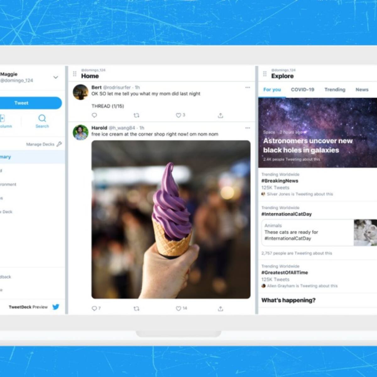 TweetDeck se actualiza: Acá todas las novedades