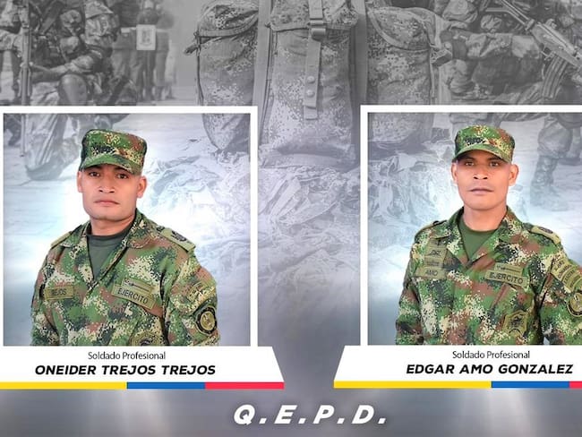 Fuertes combates dejan dos militares fallecidos en el sur del Cauca