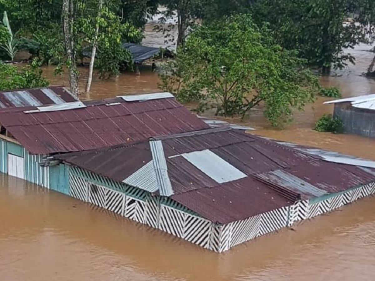 Las lluvias afectaron a cinco municipios en Antioquia