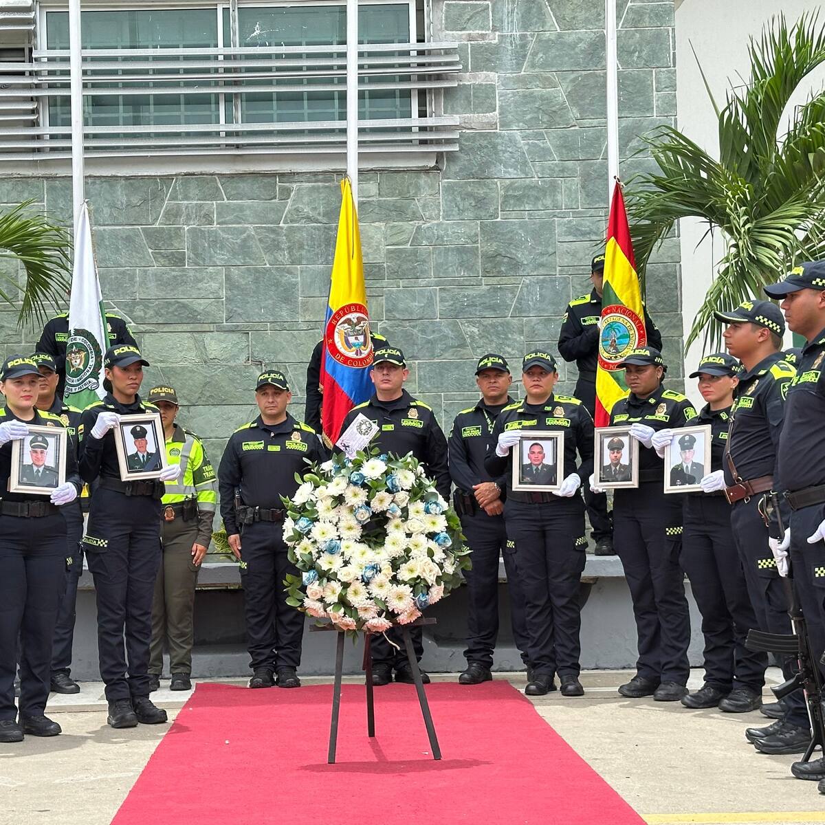 Cartagena rindió tributo a los policías que lo dieron todo por la seguridad ciudadana
