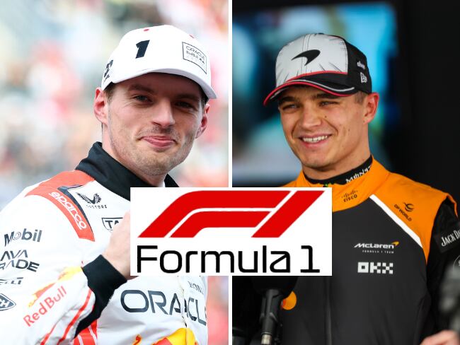 Max Verstappen y Lando Norris en la Fórmula Uno / Getty Images