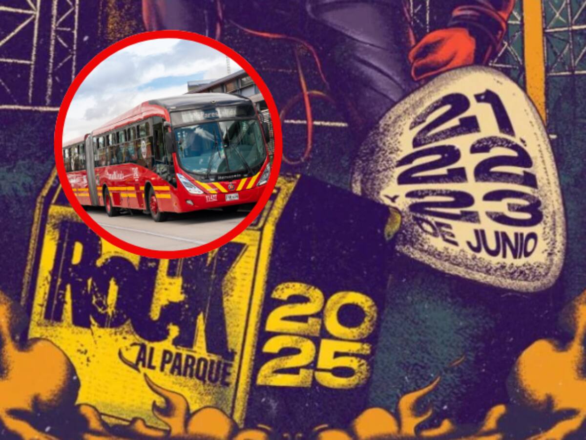 Estas son las rutas y horarios especiales de TransMilenio por el Rock Al Parque 2025