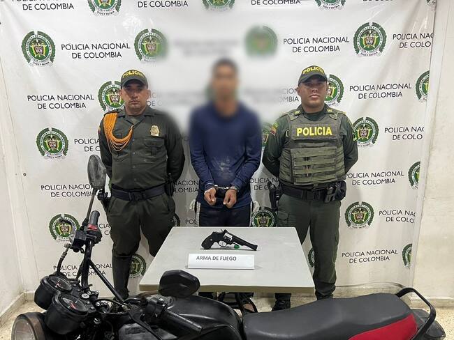 Capturado por homicidio en Malambo./ Foto: Policía Metropolitana de Barranquilla