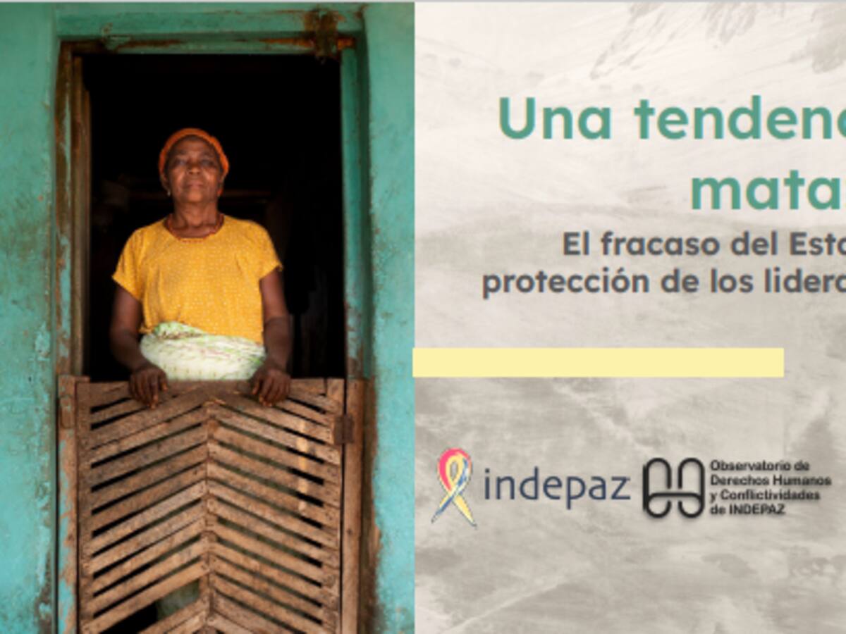 Indepaz alerta sobre posible aumento en el número de homicidios a líderes sociales en 2025