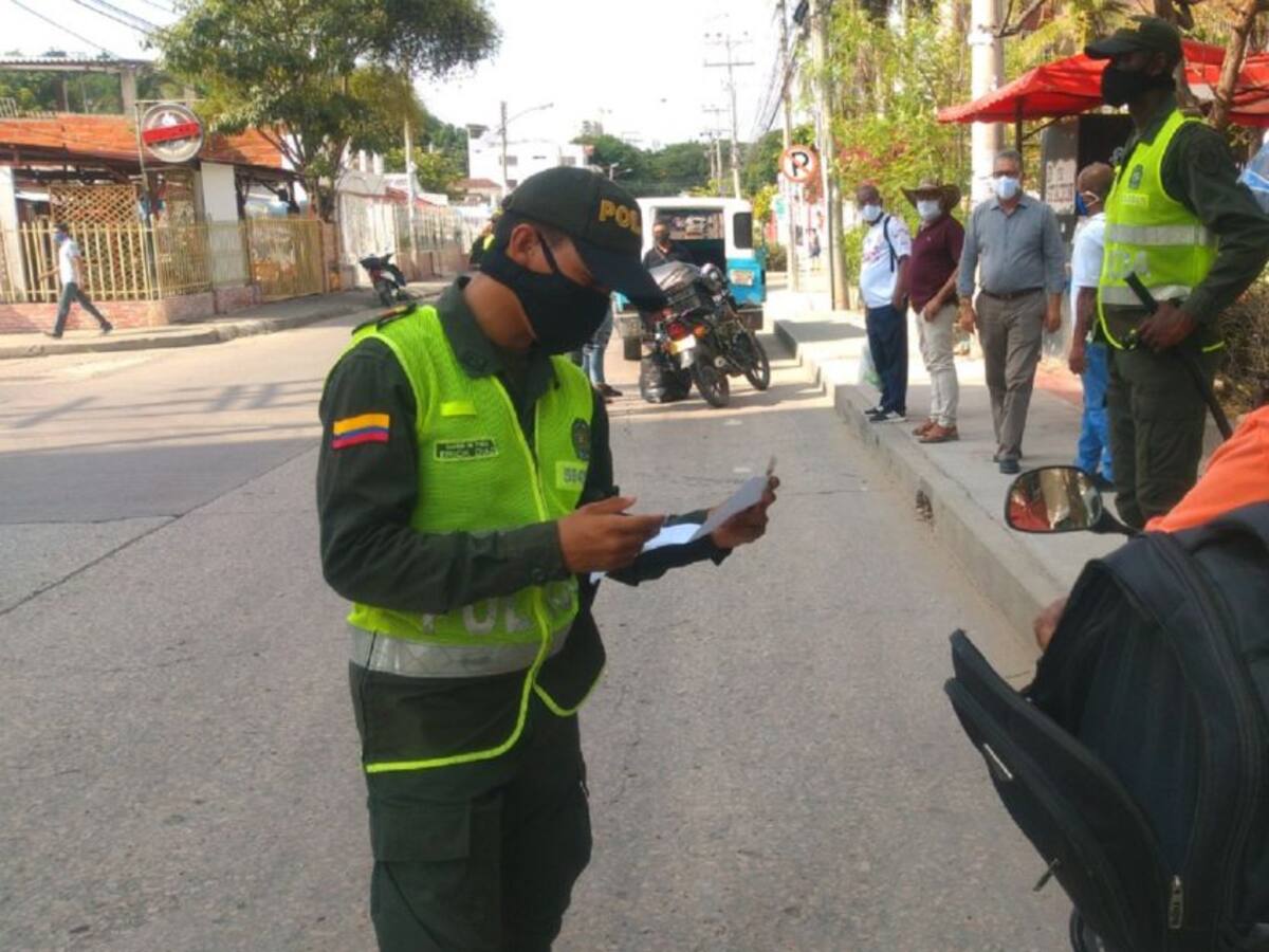 Estos son los controles de la Policía en el primer día sin IVA en Cartagena