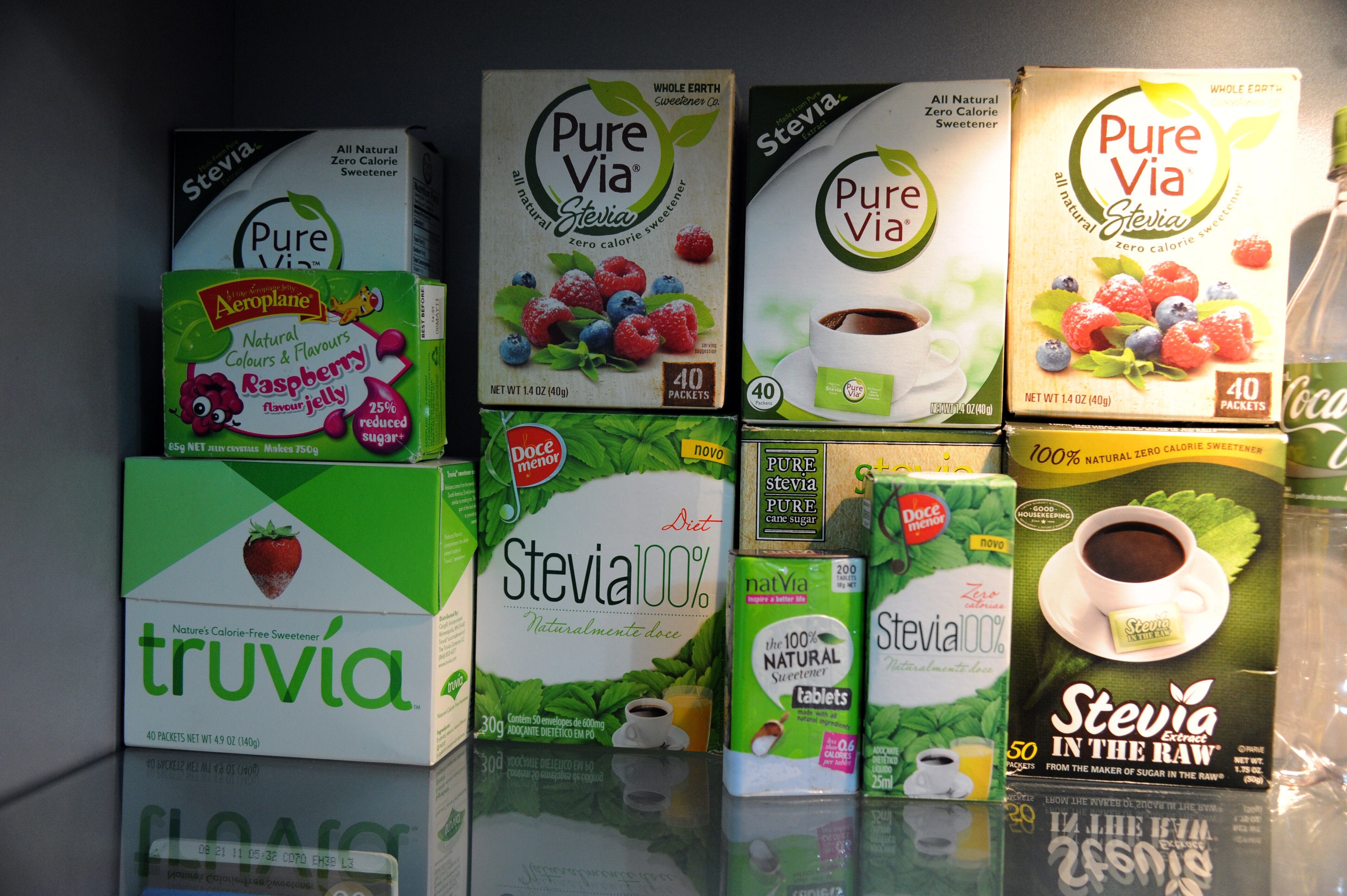 Muestra de edulcorantes.
(Foto: NORBERTO DUARTE/AFP via Getty Images)