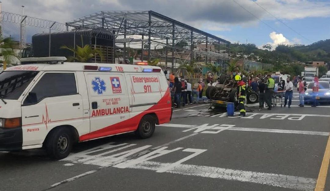 Foto: Tomada del Facebook del Cuerpo de Bomberos Voluntarios de Santa Rosa de Cabal.