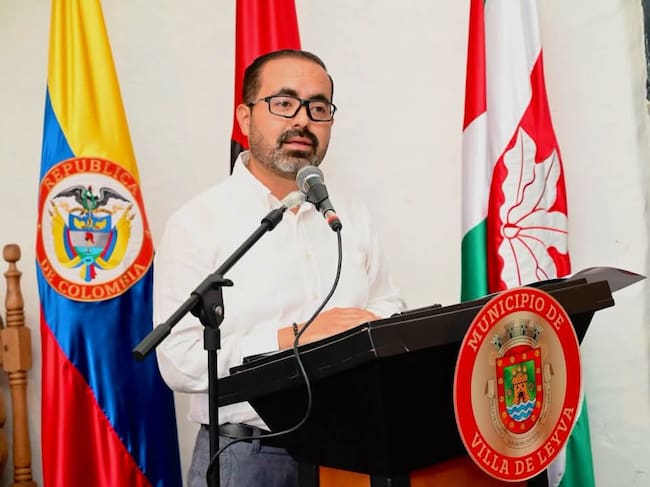 Nicolás Méndez Figueroa, alcalde (e) de Villa de Leyva, Boyacá / Foto: alcaldía de Villa de Leyva.