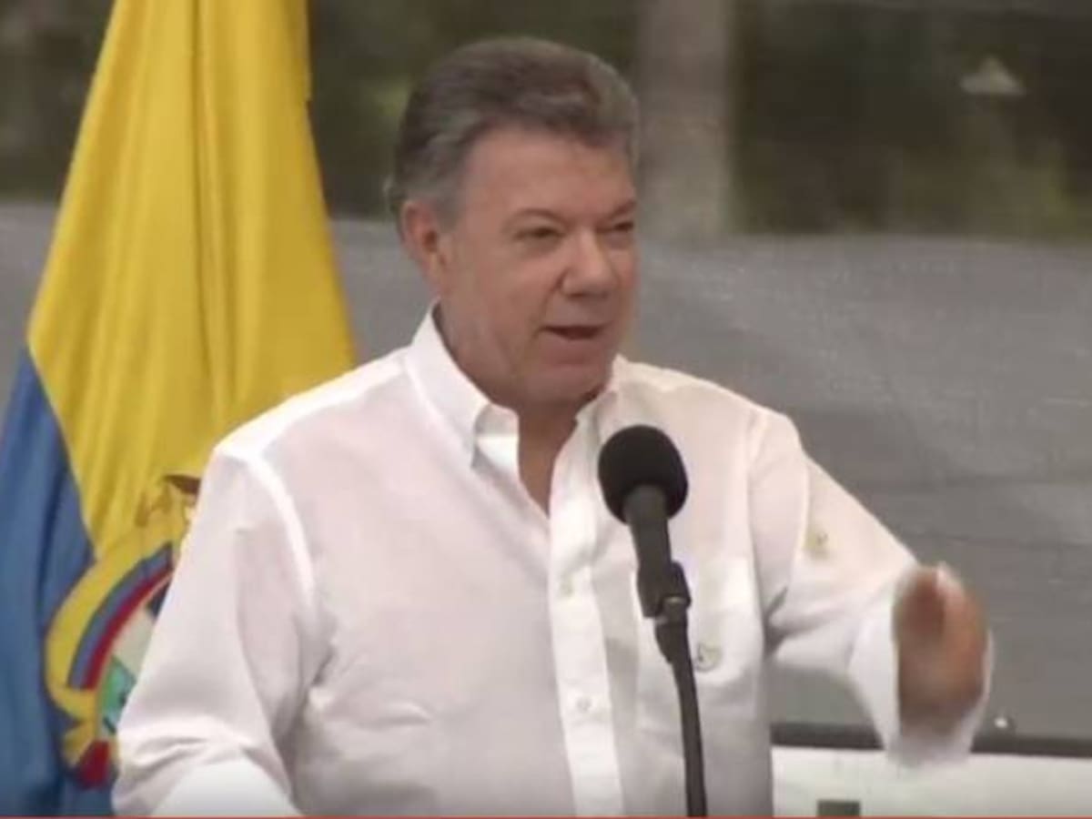 El presidente Santos le pide al congreso compromiso con los proyectos de paz