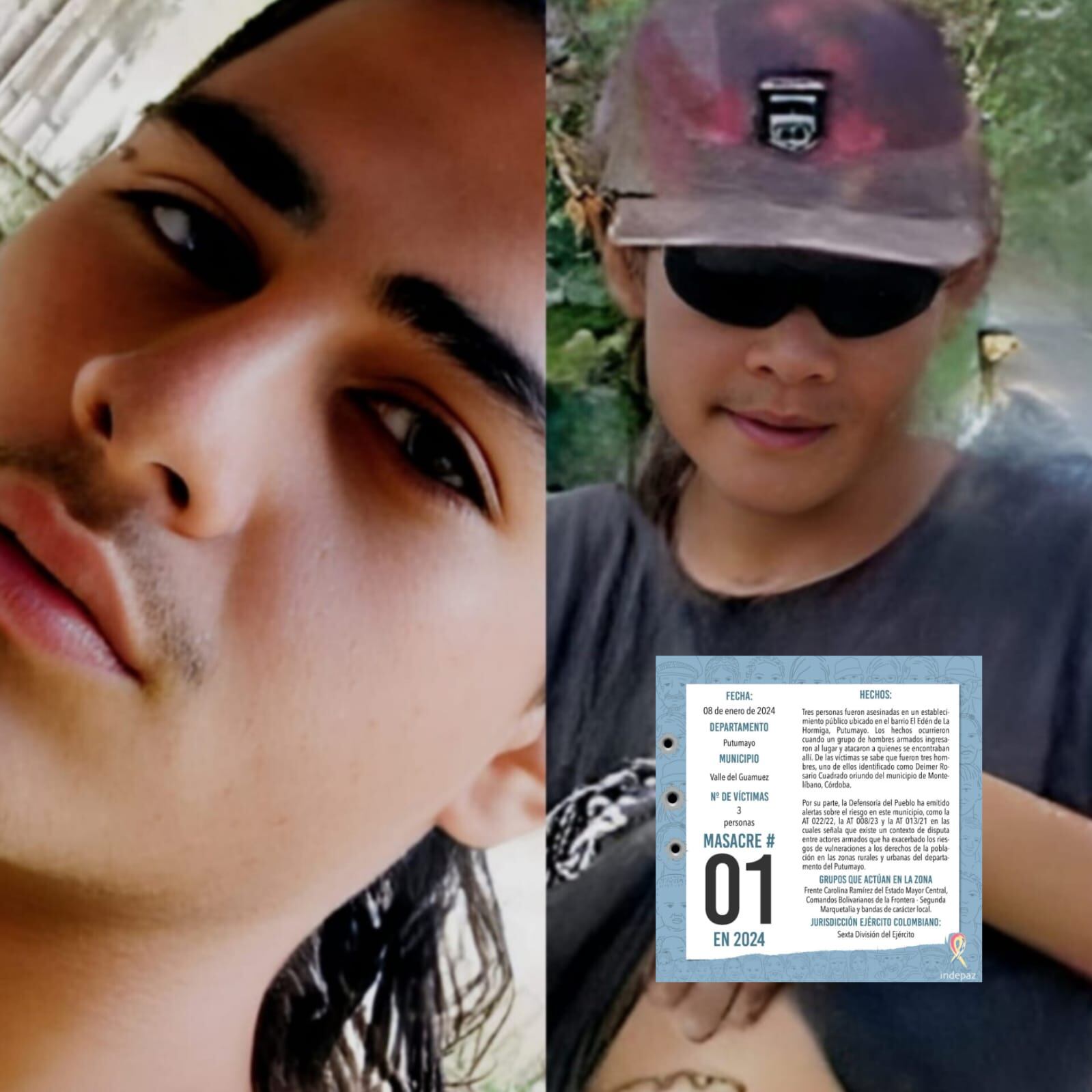 El Instituto de Estudios para el Desarrollo y la Paz- Indepaz a través de sus redes sociales indicó que es la masacre No. 1 de este año 2024.