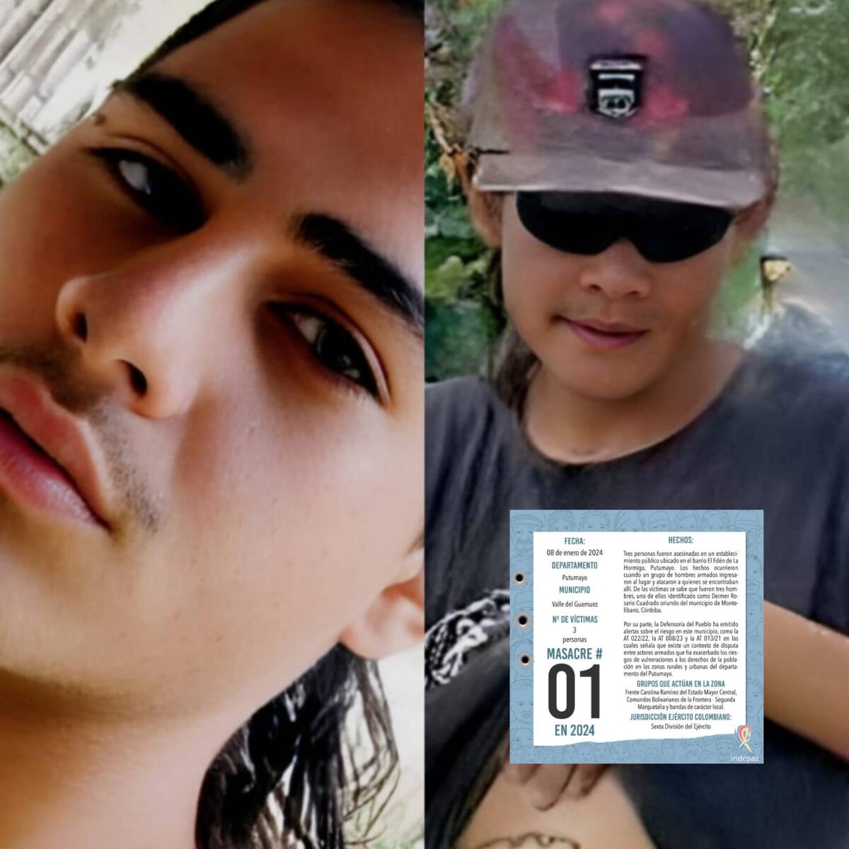 Identificados jóvenes masacrados en La Hormiga, Putumayo