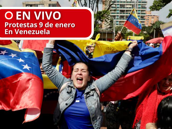 Venezolanos opositores en manifestaciones // EFE/Carlos Ortega