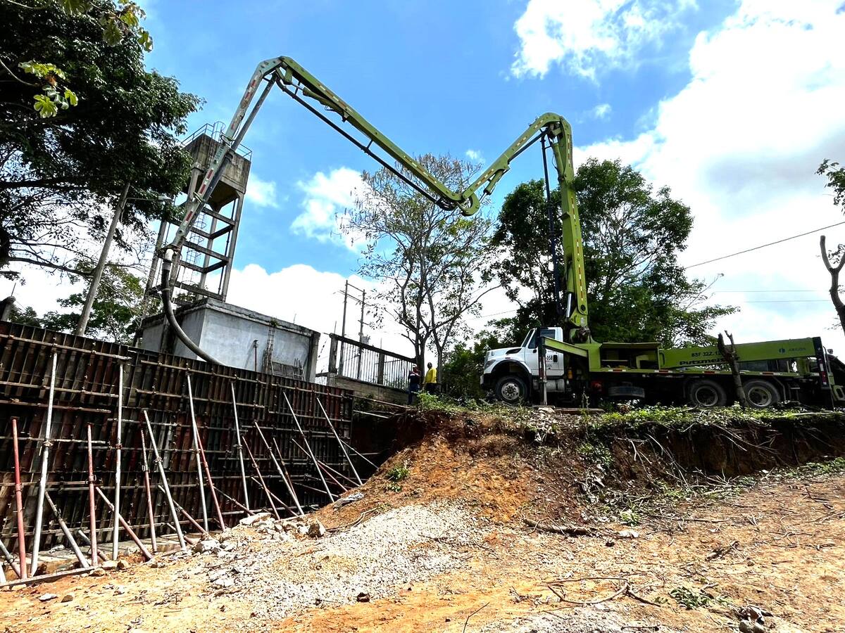 Construcción de muro de contención estabilizará terreno aledaño a tanque elevado en Bajo del Tigre