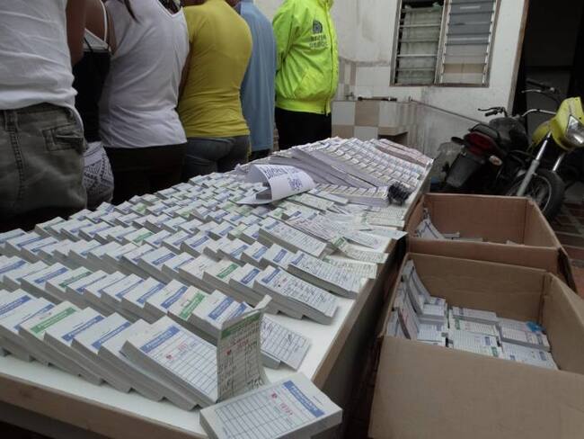 Operación contra chance ilegal deja 10 capturas y 130 mil boletas incautadas en Bolívar