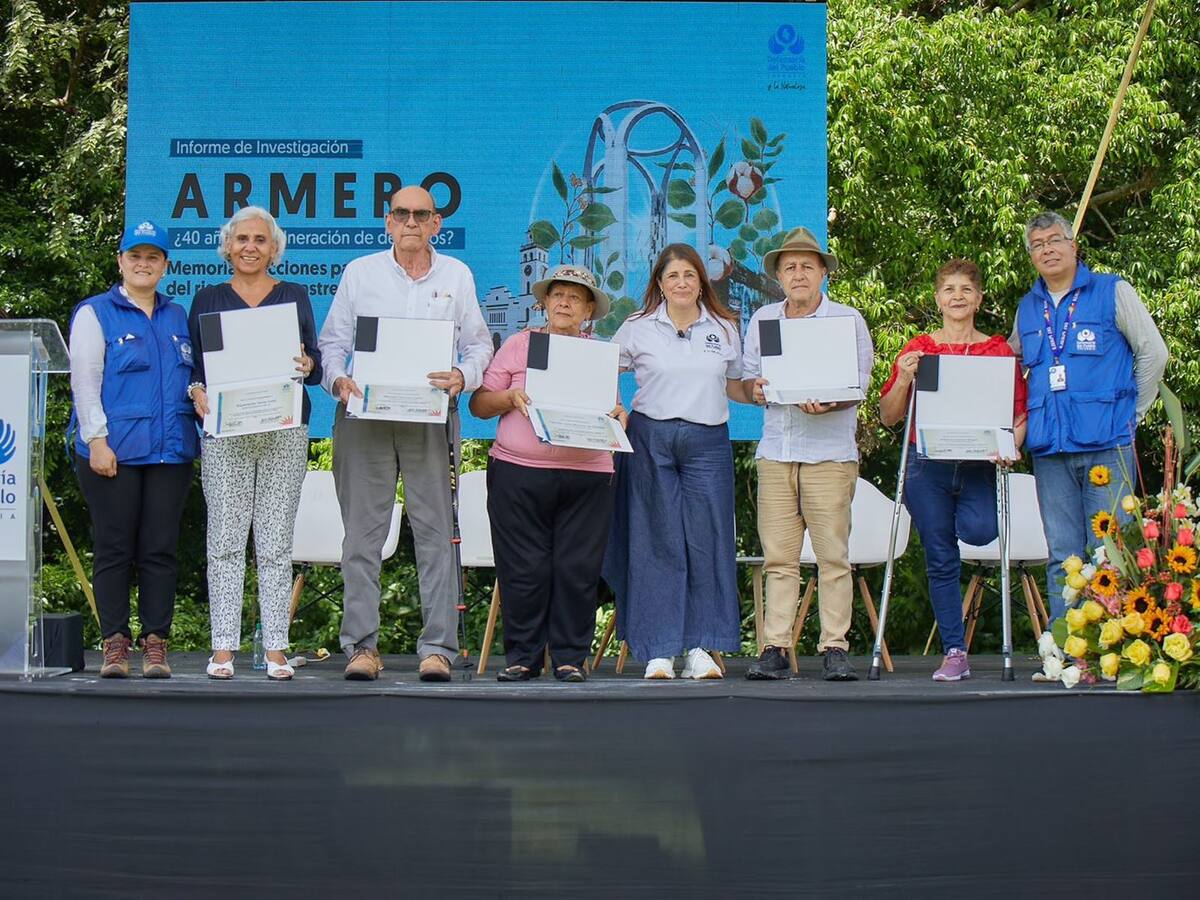 Defensoría del Pueblo reconoció el trabajo de personas que han luchado por la memoria de Armero