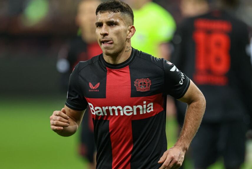 Gustavo Puerta, futbolista colombiano del Bayer Leverkusen / Getty Images