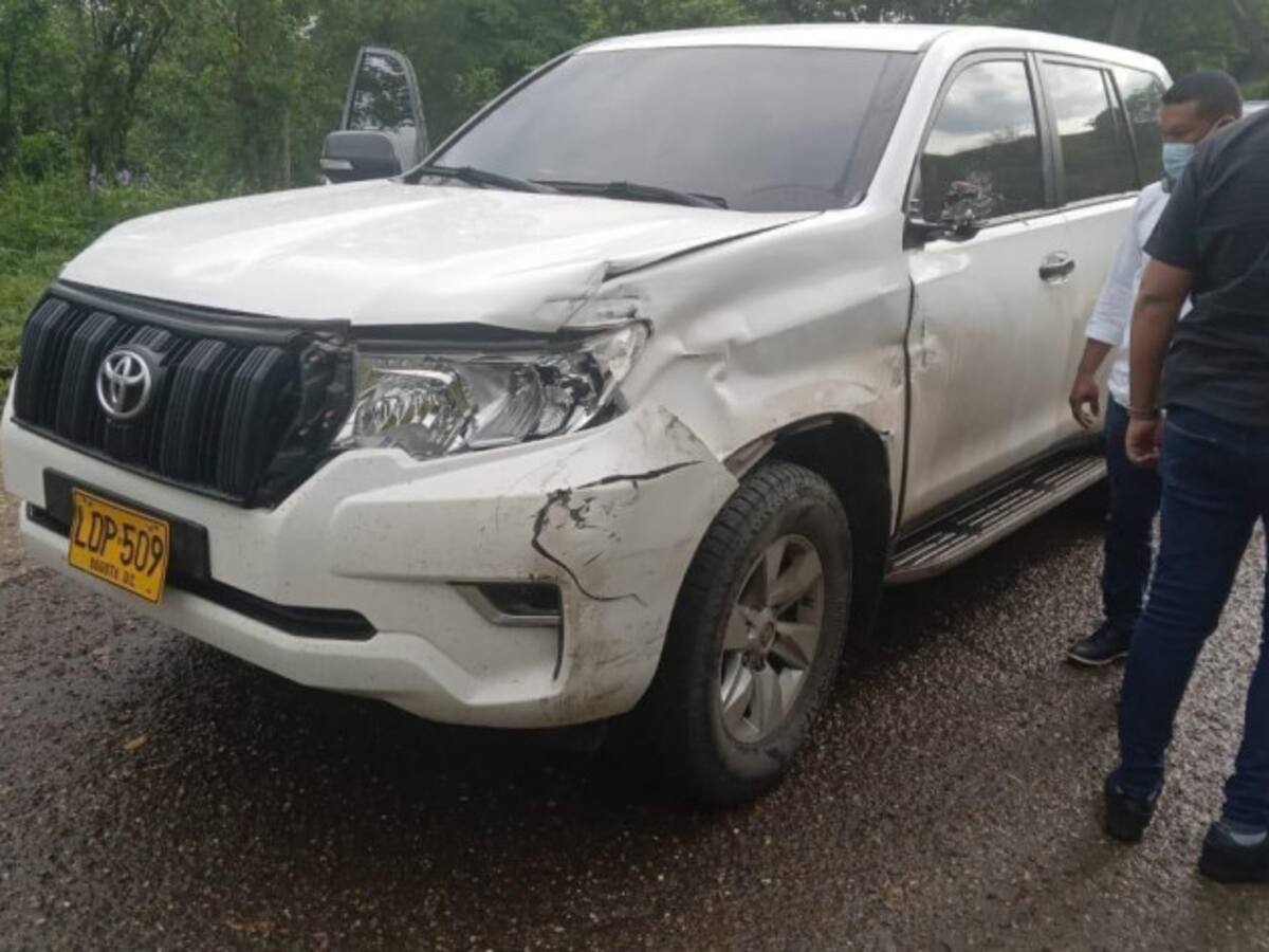 Senador del Cesar sufrió accidente de tránsito en El Carmen de Bolívar: no hubo víctimas