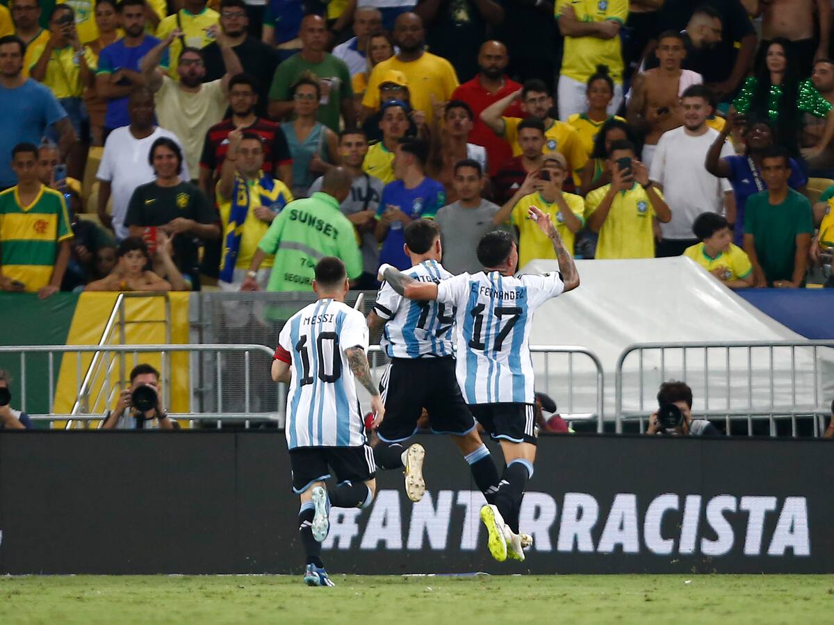 ¡Histórico! La Argentina de Messi le quitó el invicto vitalicio a Brasil en el Maracaná
