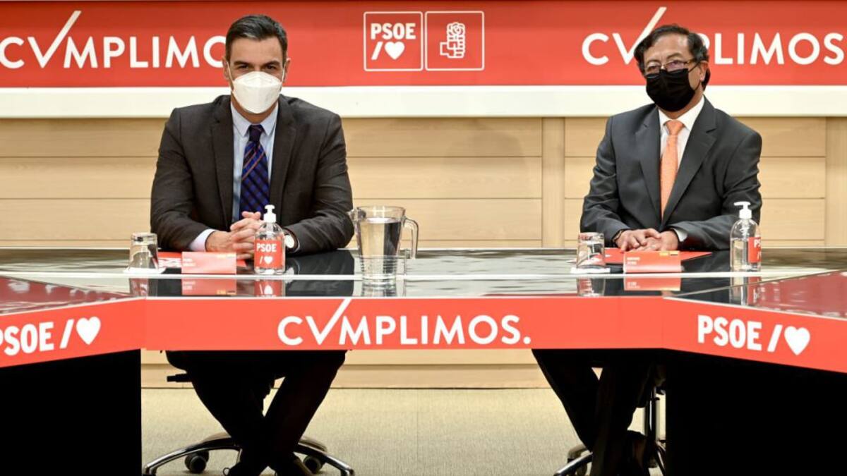 Piden a Cancillería protestar al presidente de España por reunión con Petro