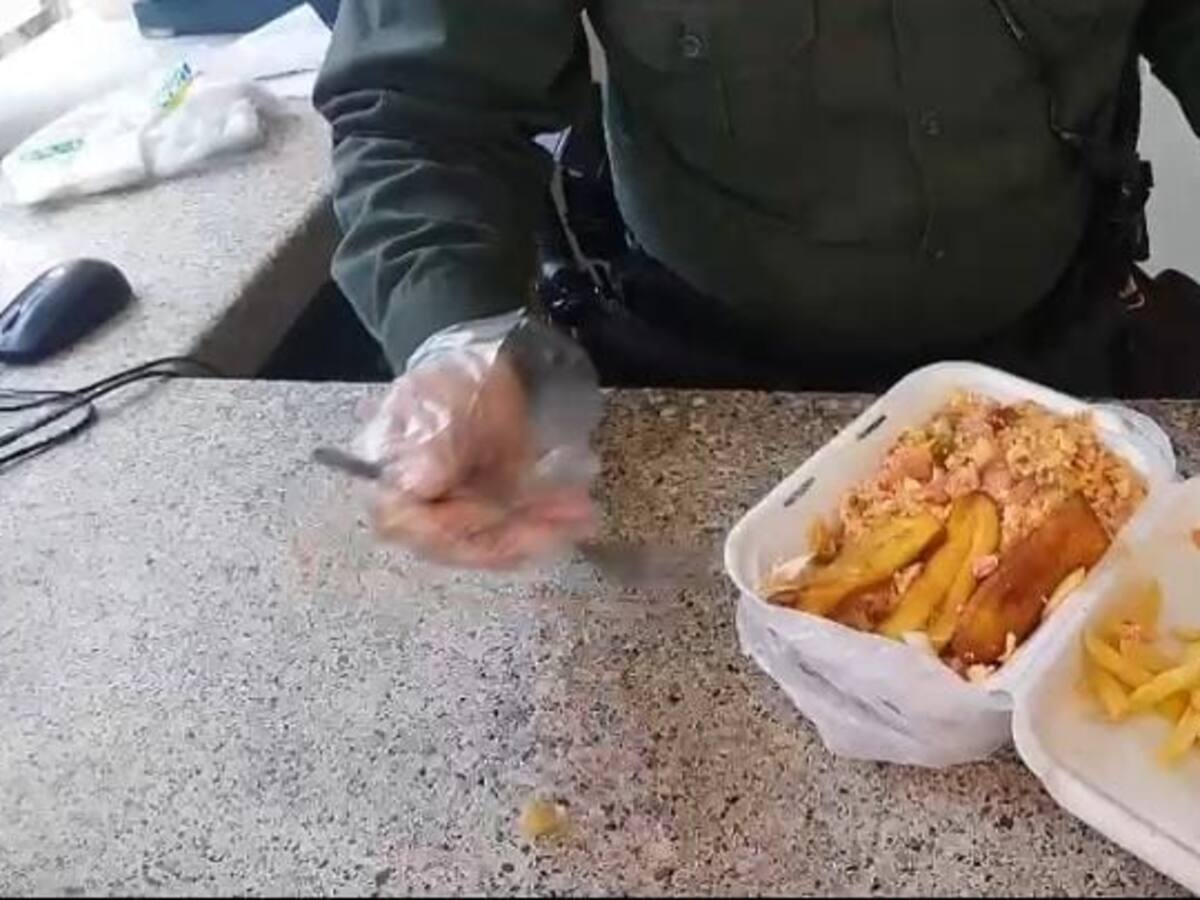 Video: Así intentaban ingresar droga a una estación de Policía en Piedecuesta