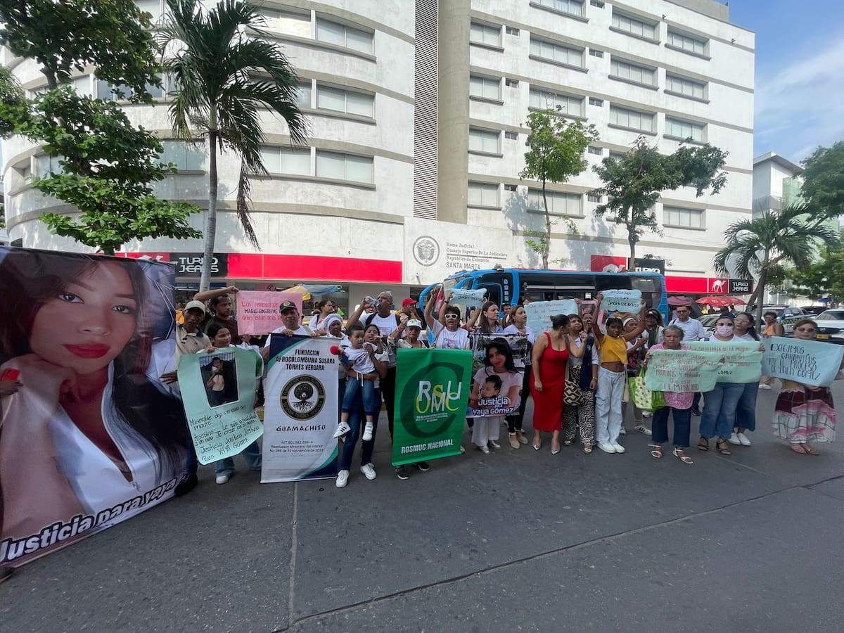 En Santa Marta una familia exige justicia tras la liberación de un confeso feminicida