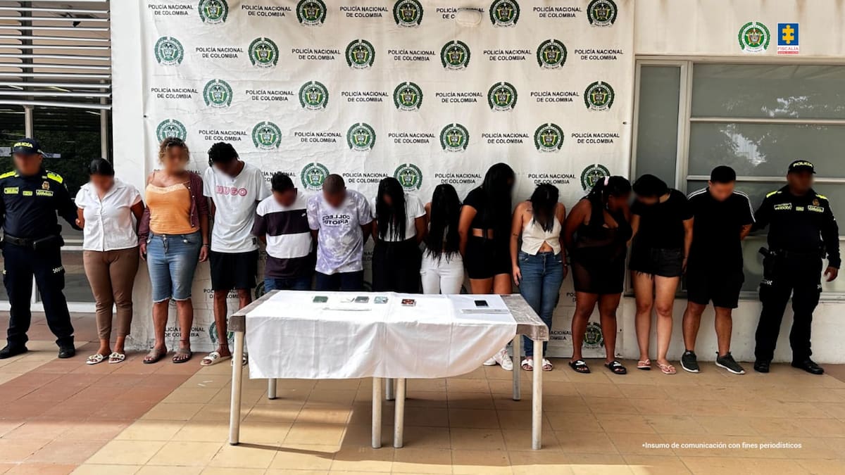 Judicializados presuntos integrantes de red dedicada a la explotación sexual de mujeres en Cartagena