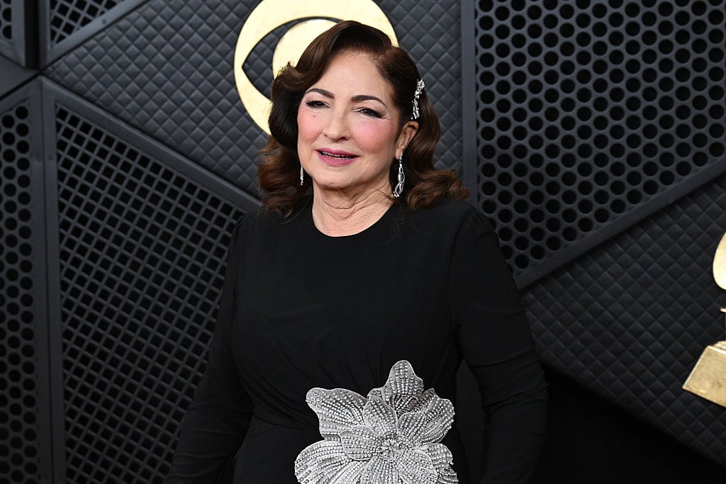 Gloria Estefan at the 68th GRAMMY Awards held at the Crypto.com Arena on February 01, 2026 in Los Angeles, California. (Photo by Gilbert Flores/Billboard via Getty Images)
