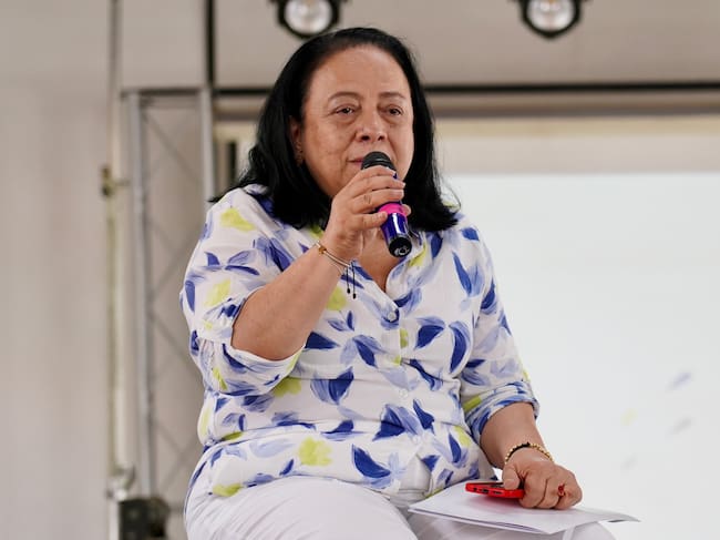 Gloria Quiceno, jefa de la delegación del Gobierno Nacional en los diálogos de paz con las disidencias de alias ‘Calarcá’. Foto: Agencia para la Reincorporación y la Normalización.