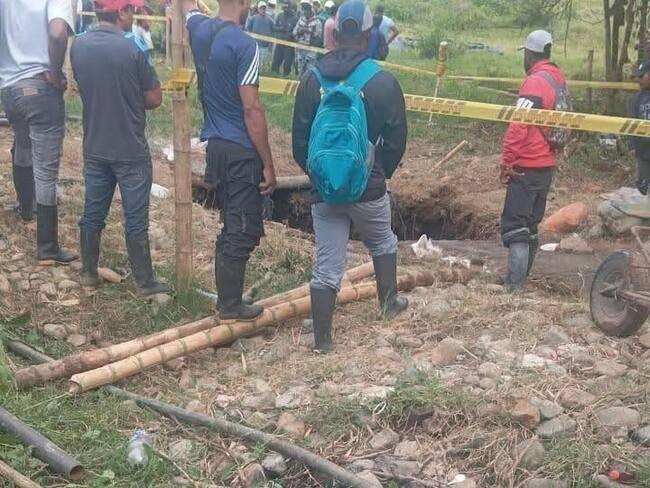 Tragedia en una mina de oro en el norte del Cauca