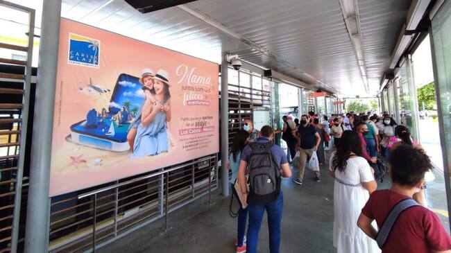 Más de diez mil espacios dentro de buses, estaciones y Patio Portal serán explotados