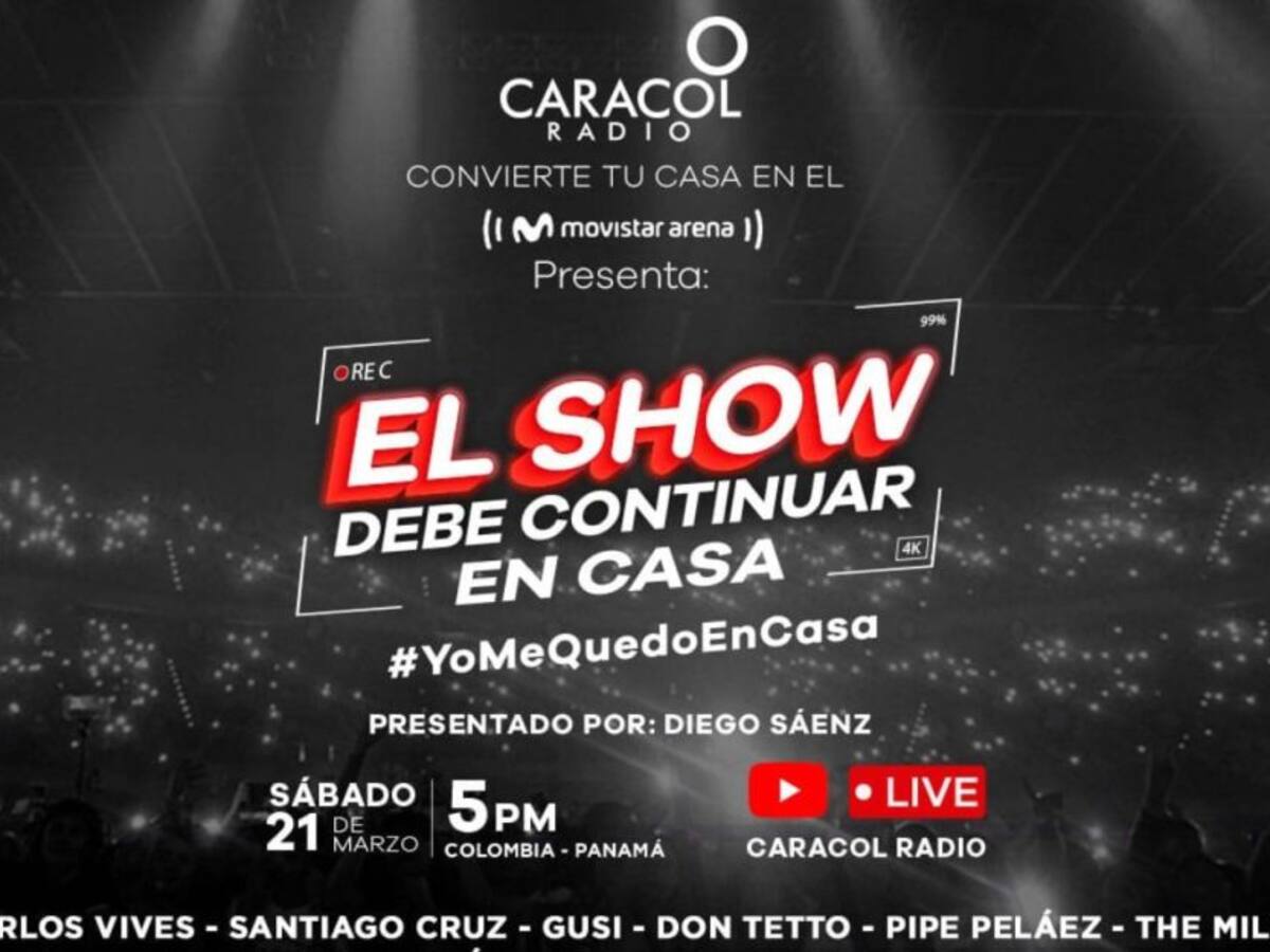'El Show debe Continuar', el concierto que disfrutará en casa