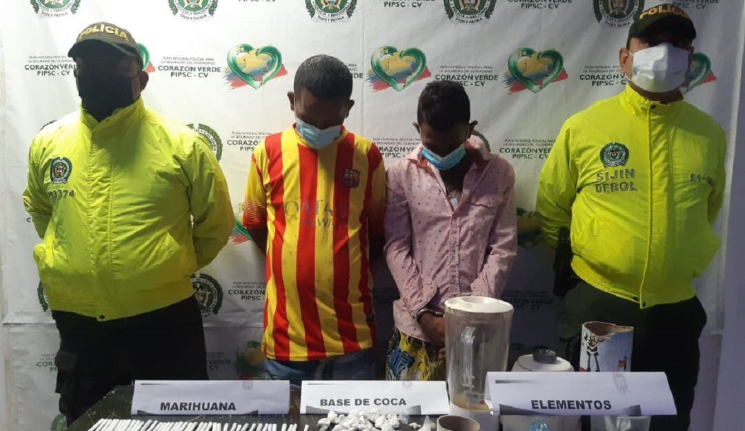 Las detenciones se realizaron en los municipios de Magangué y María la Baja