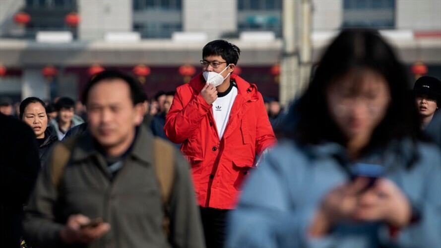Relajación de medidas contra el coronavirus en China.    Foto: Getty Images