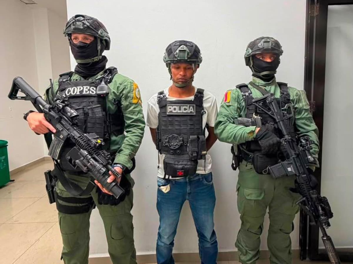 Autoridades en Antioquia, lograron la captura de alias ‘Chuzo’, uno de los más buscados
