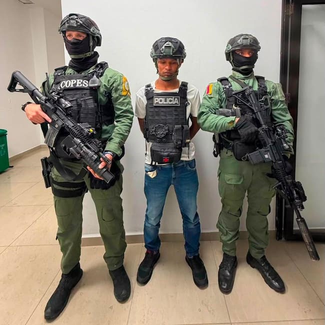 Captura de alias Chuzo del frente cuatro de las Farc de Calarcá