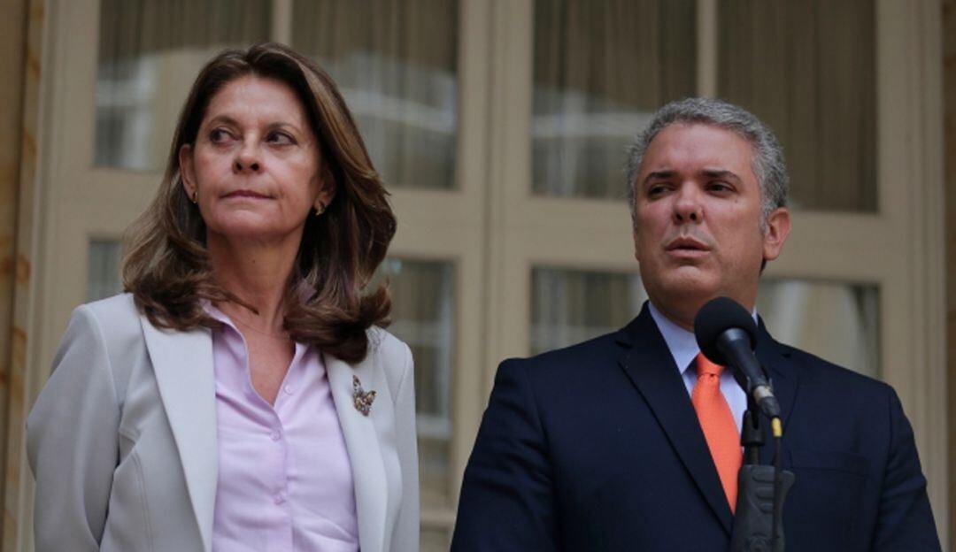 Vicepresidente Marta Lucia Ramírez y Presidente Iván Duque. 