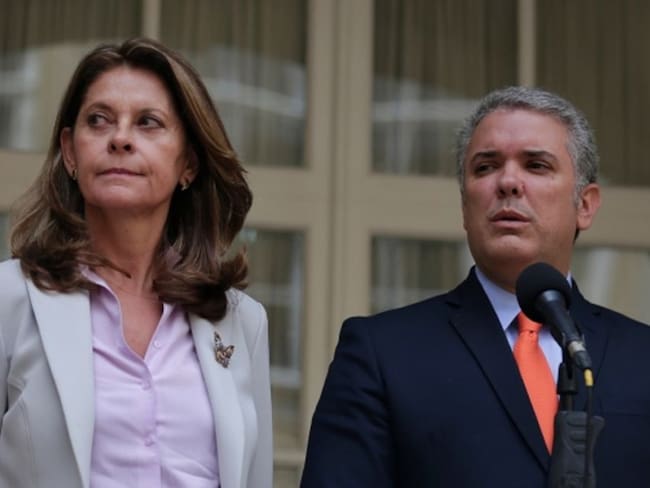 Vicepresidente Marta Lucia Ramírez y Presidente Iván Duque. 